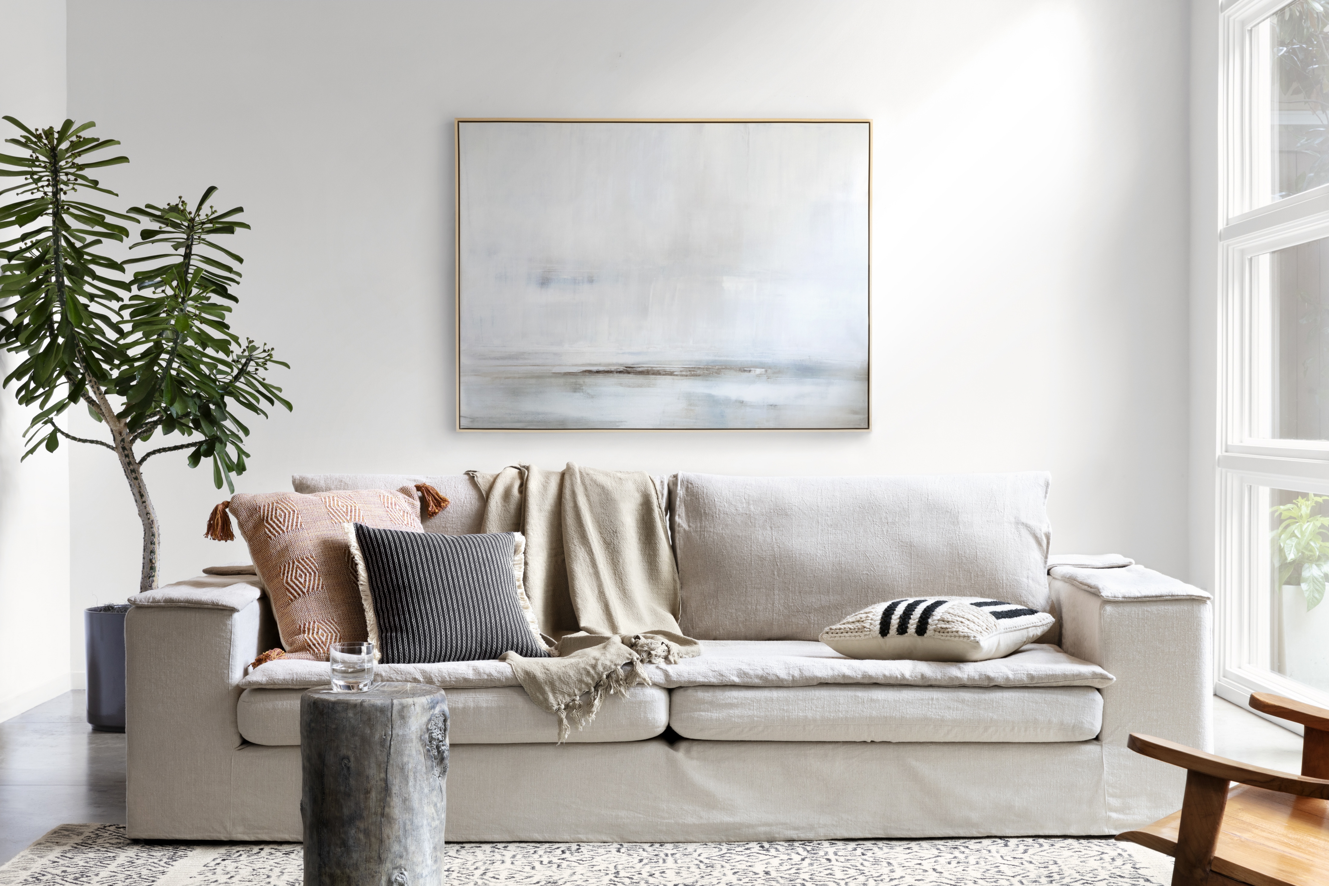 ED Ellen DeGeneres Crafted by Loloi PILLOWS P4124 BLACK 18" x 18" Cover Only - Image 2