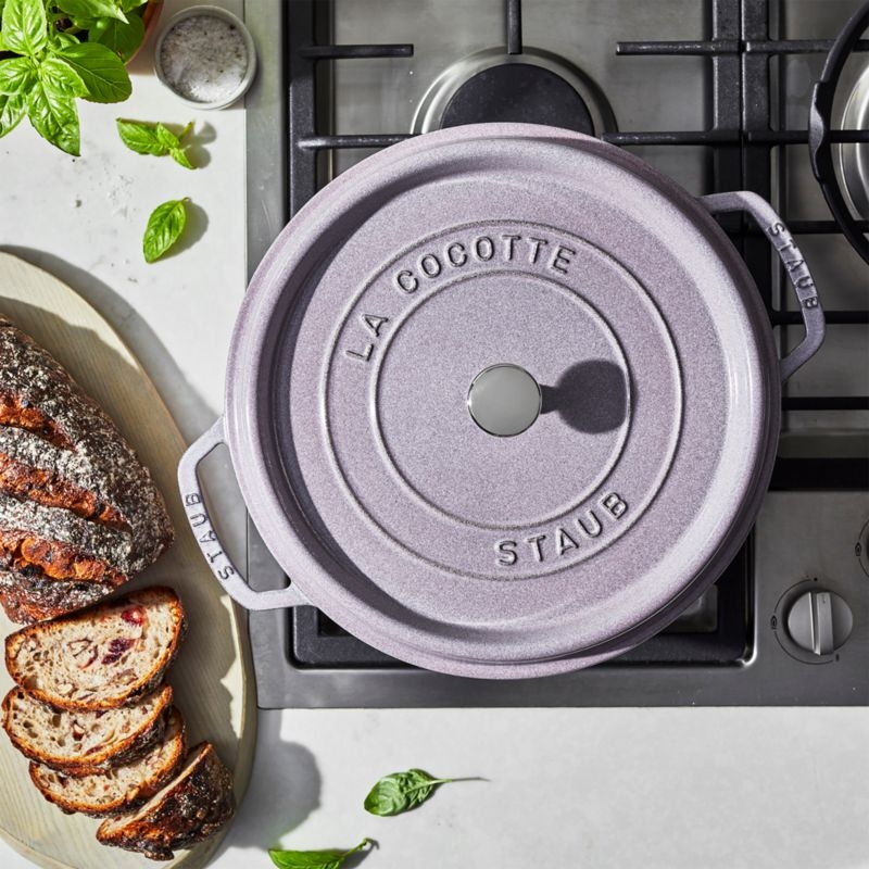 Staub ® 5.5-Qt. Lilac Round Cocotte - Image 3