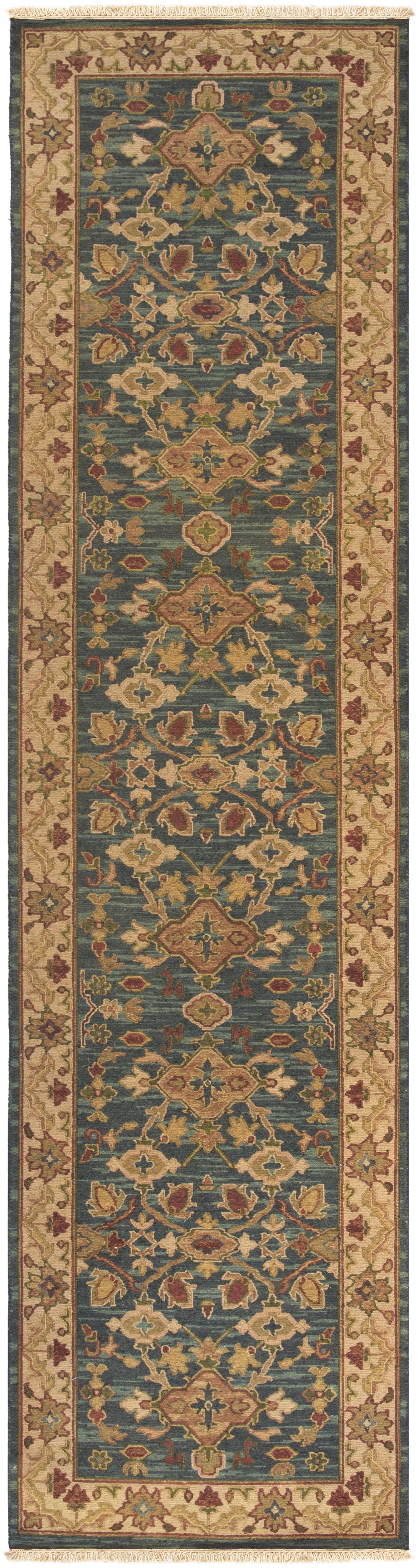 Soumek Brown Indoor 2'6" x 10' Handmade Rug - Image 0
