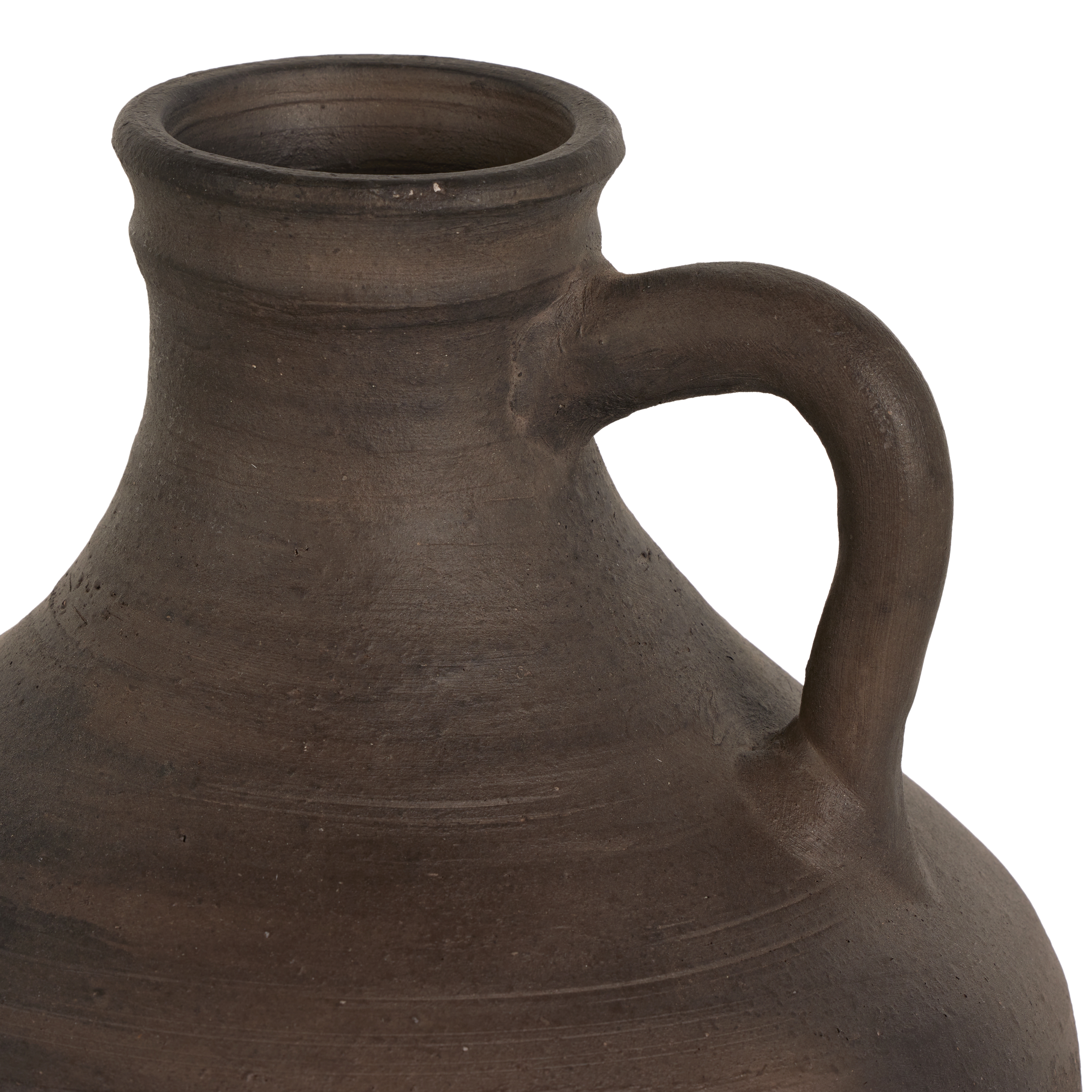 Kamari Vase-Aged Black Ceramic - Image 3