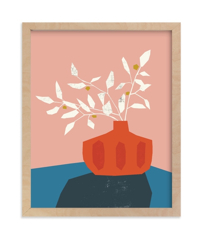 Mid Century Vase Limited Edition Fine Art Print 1 - Image 0