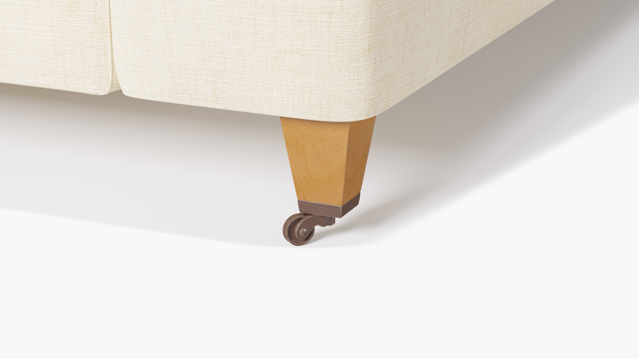 Classic Sofa, Talc Everyday Linen, Oak - Image 6