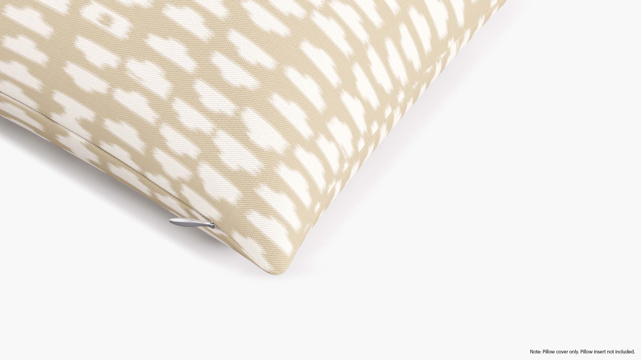 Throw Pillow Cover 14" x 20", Sand Odalisque, 14" x 20" - Image 1