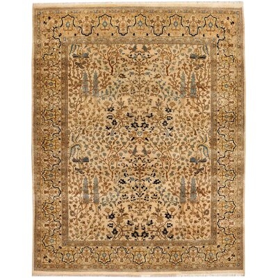 Isabelline White Mahal 5' 1 X 6' 7 Wool Area Rug - Image 0