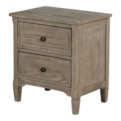 Mabel 2 - Drawer Nightstand in Gray - Image 0