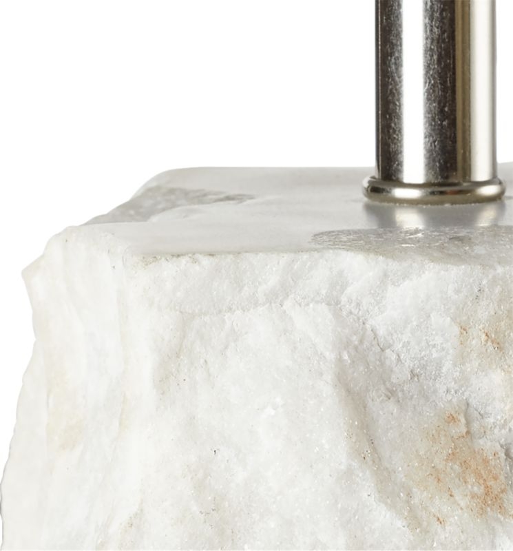 Raw Marble Table Lamp - Image 4
