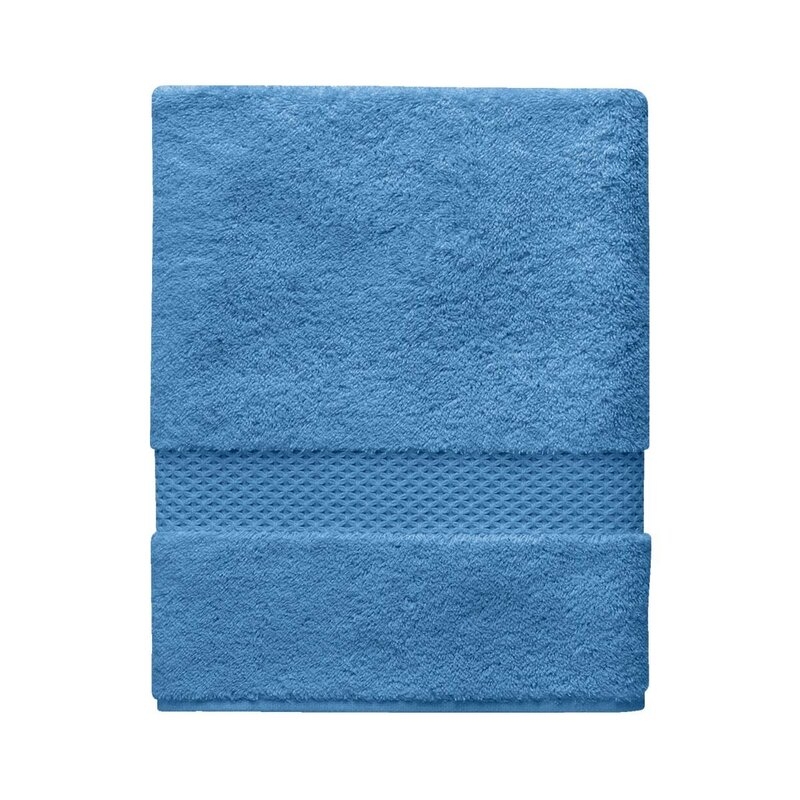 Yves Delorme Etoile Bath Sheet Color: Cobalt - Image 0