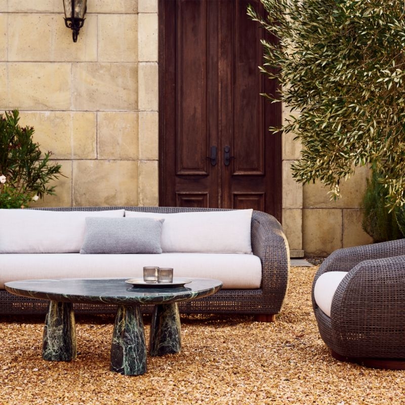Yuma Green Marble Indoor/Outdoor Coffee Table - Image 5