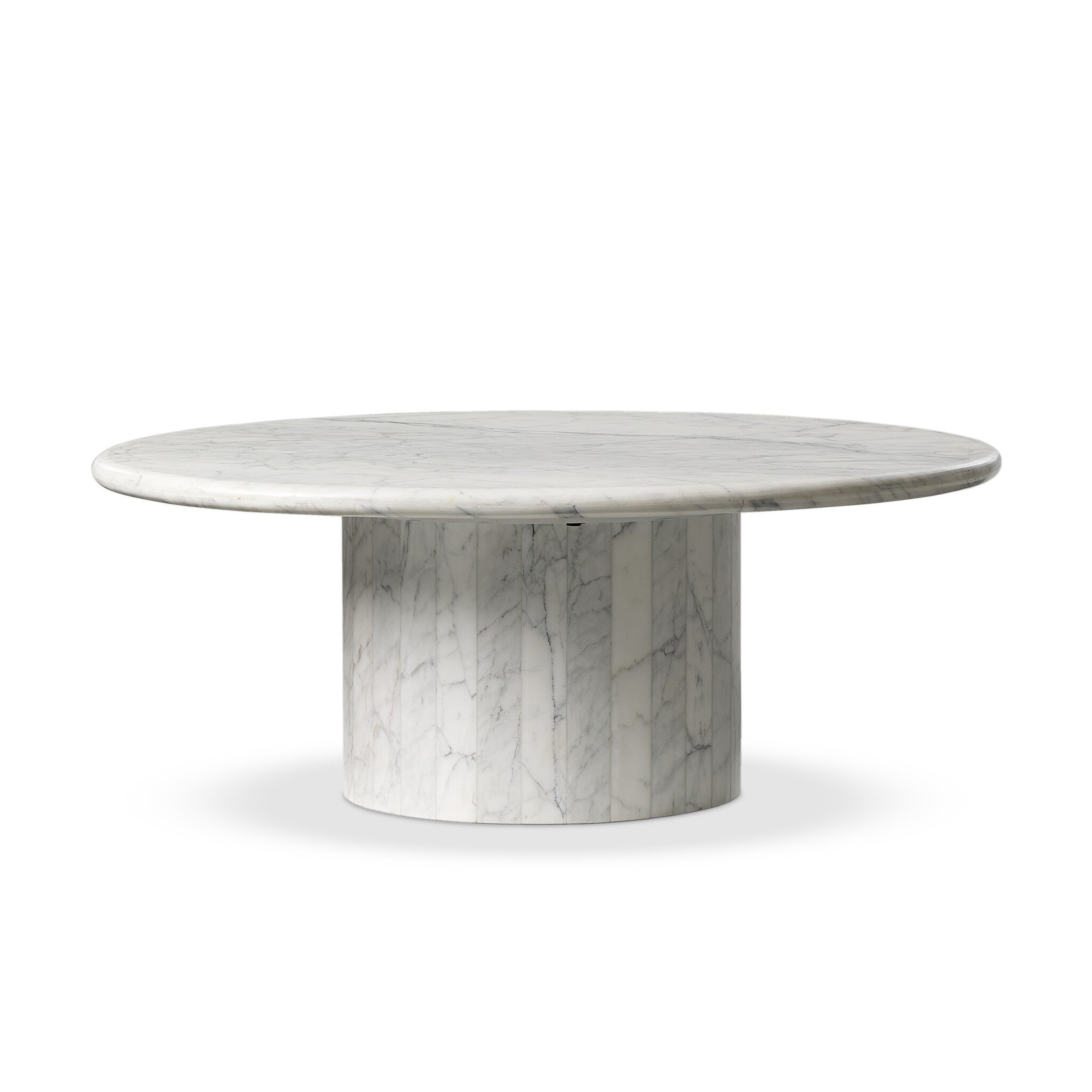 Stuart Nesting Coffee Table - White Calacatta Marble - Image 5