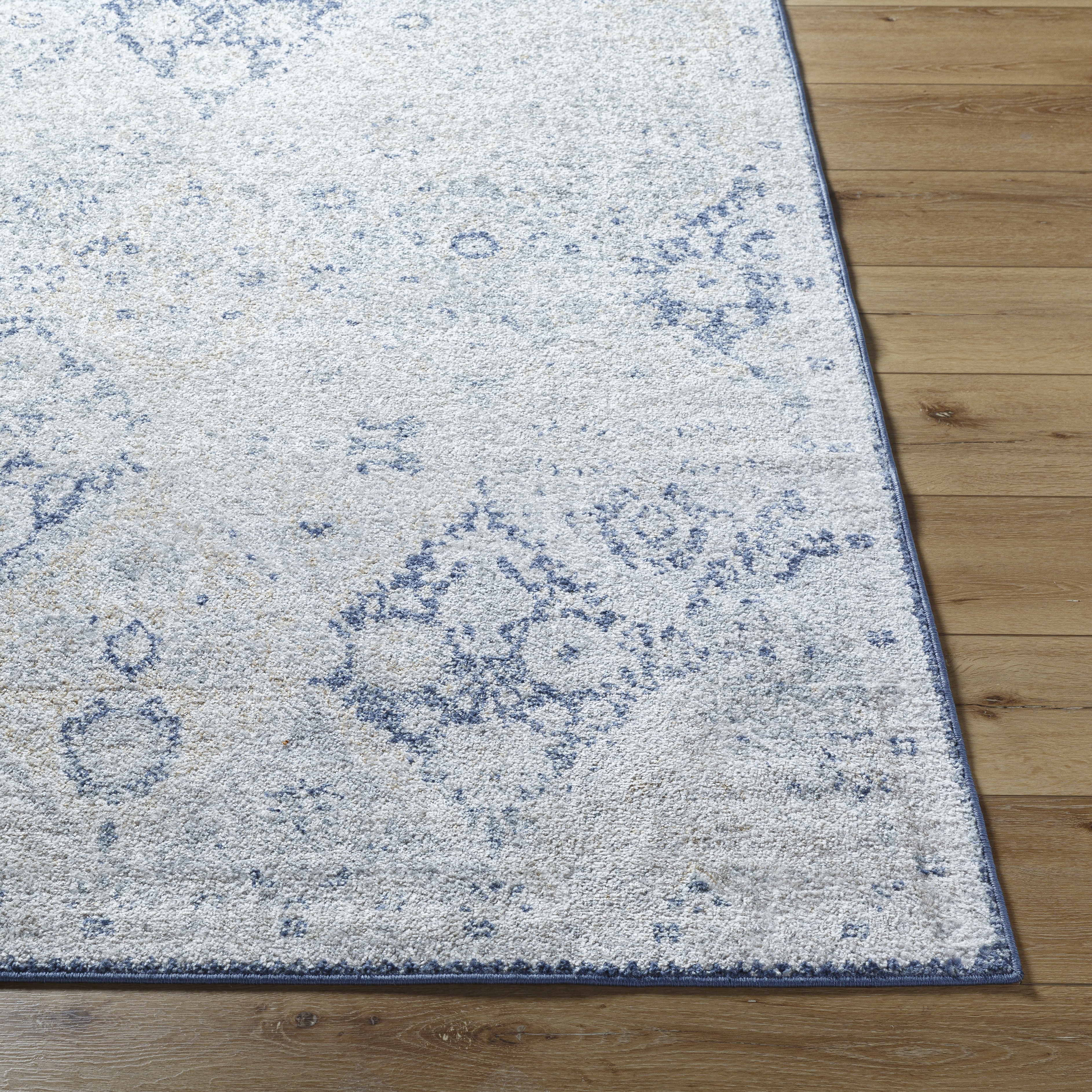 Harput Gray Indoor 8'10" x 12'6" Machine Woven Rug - Image 1