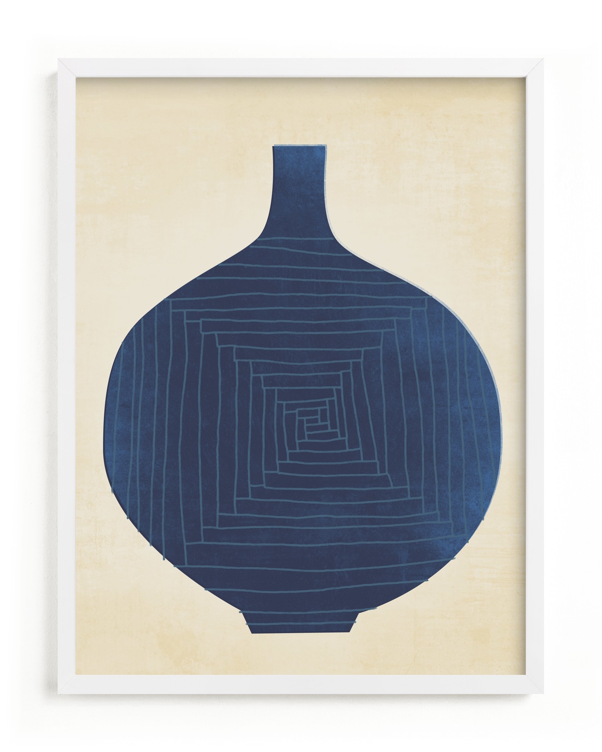 Vase Study In Blue Limited Edition Fine Art Print 2 - Image 0