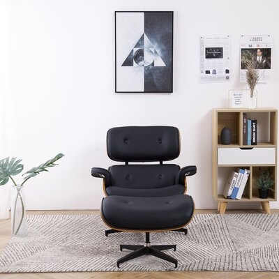 Landes 2 Piece Swivel Lounge Chair and Ottoman (Back in Stock Sep 10, 2020) - Image 1