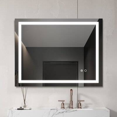 Eureka Modern & Contemporary  Lighted Bathroom / Vanity Mirror - Image 0