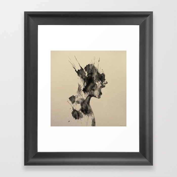 Scream #2 Framed Art Print by Andreas Lie - Scoop Black - X-Small 8" x 10"-10x12 - Image 0