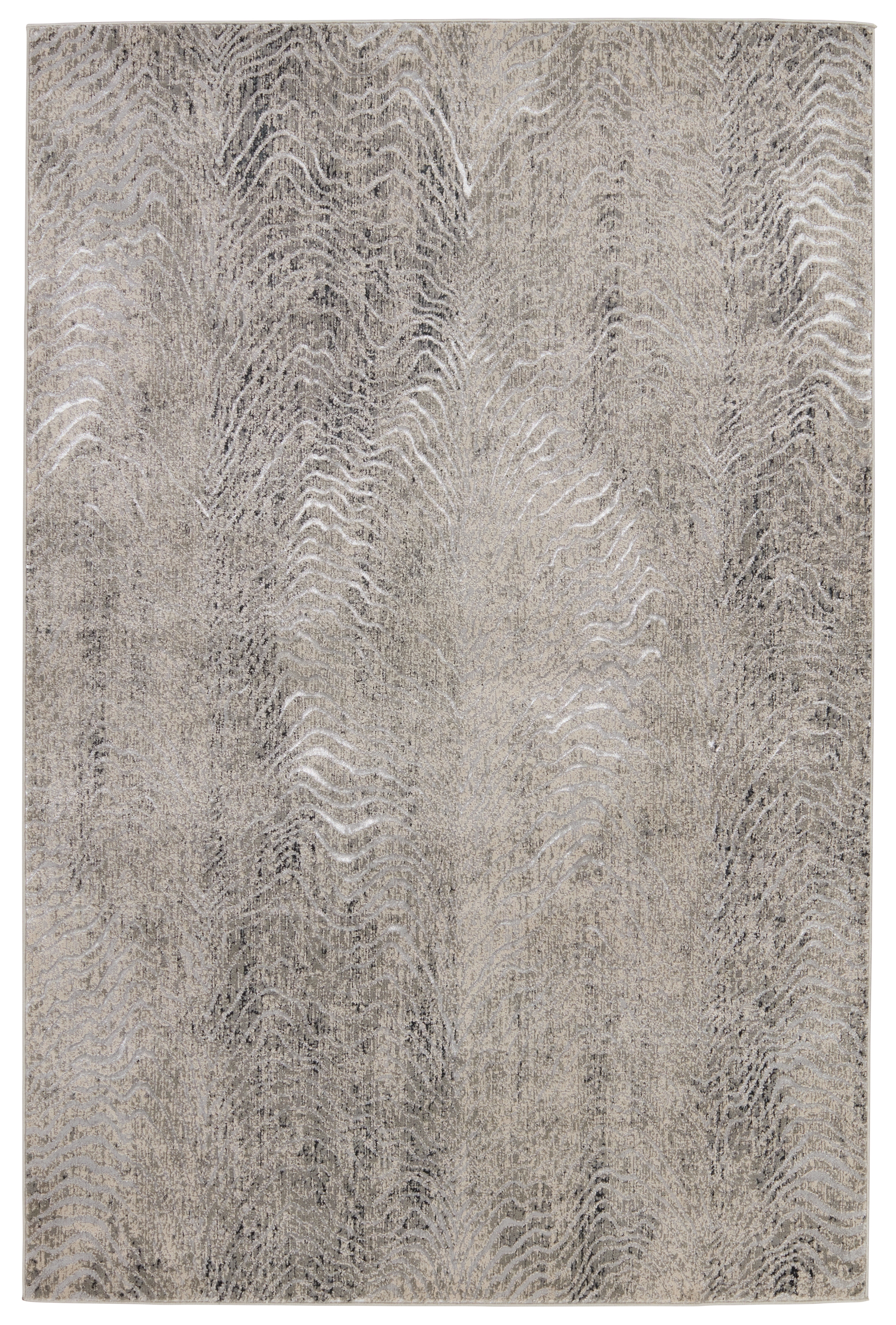 Dune Animal Pattern Gray/ Taupe Runner Rug (2'2"X8') - Image 0