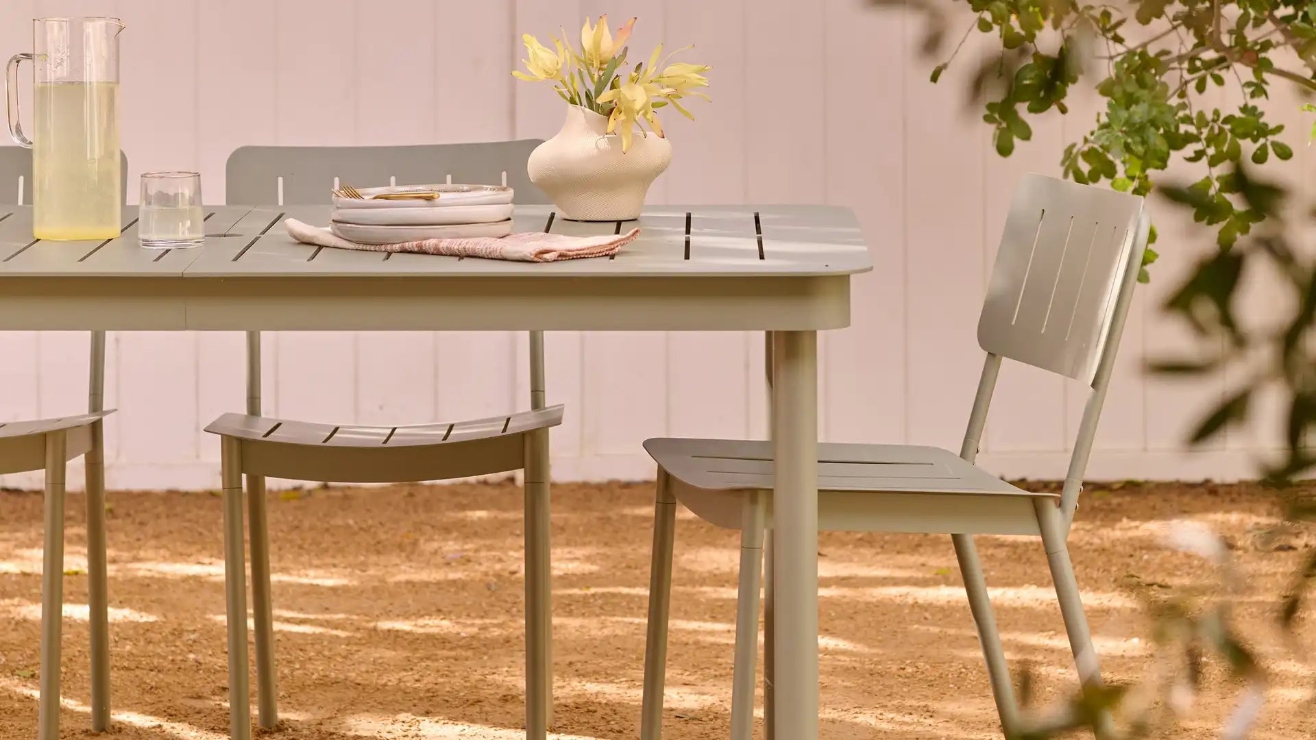 Relay Outdoor Dining Chairs (Set of 2) - Shale - All Weather Fabric - Image 5