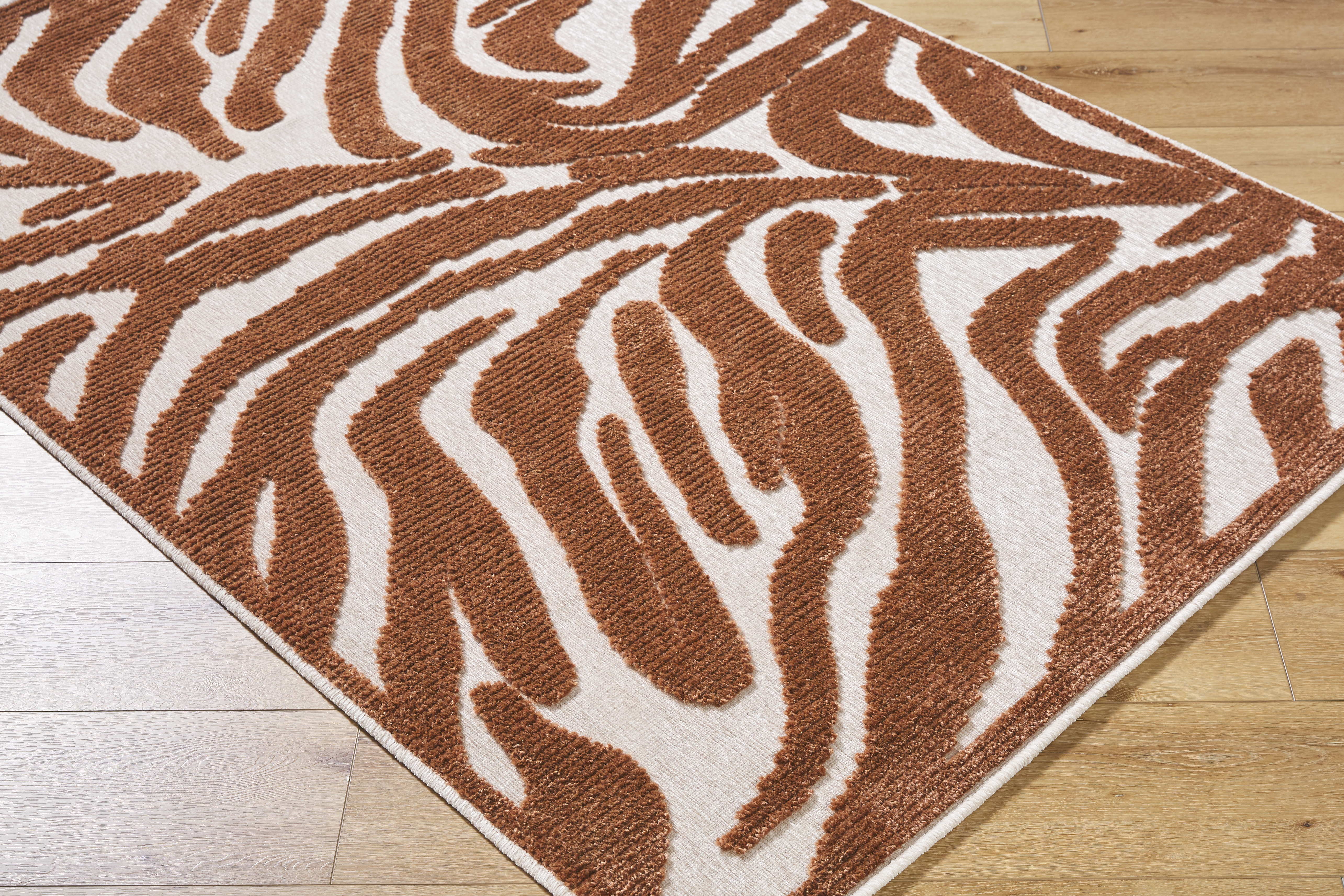 Livabliss Lyna Red Indoor 7'10" x 10'1" Machine Woven Rug - Image 4