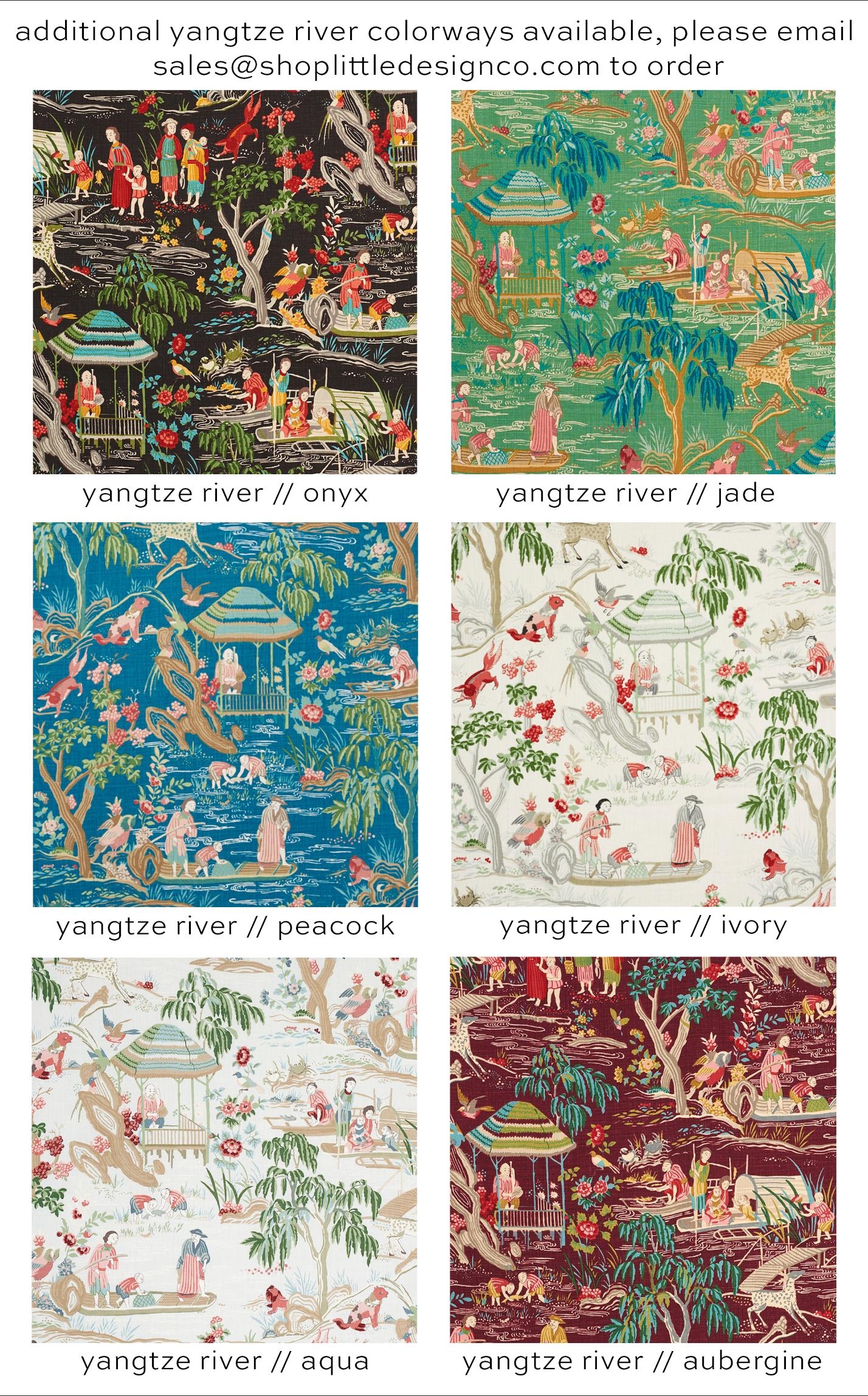 THE BOLSTER :: YANGTZE RIVER // AUBERGINE | SCHUMACHER - BY THE YARD - Image 4