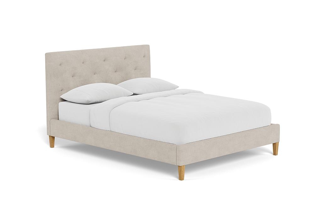 Lowen Upholstered Bed with Tufting Option - Image 1