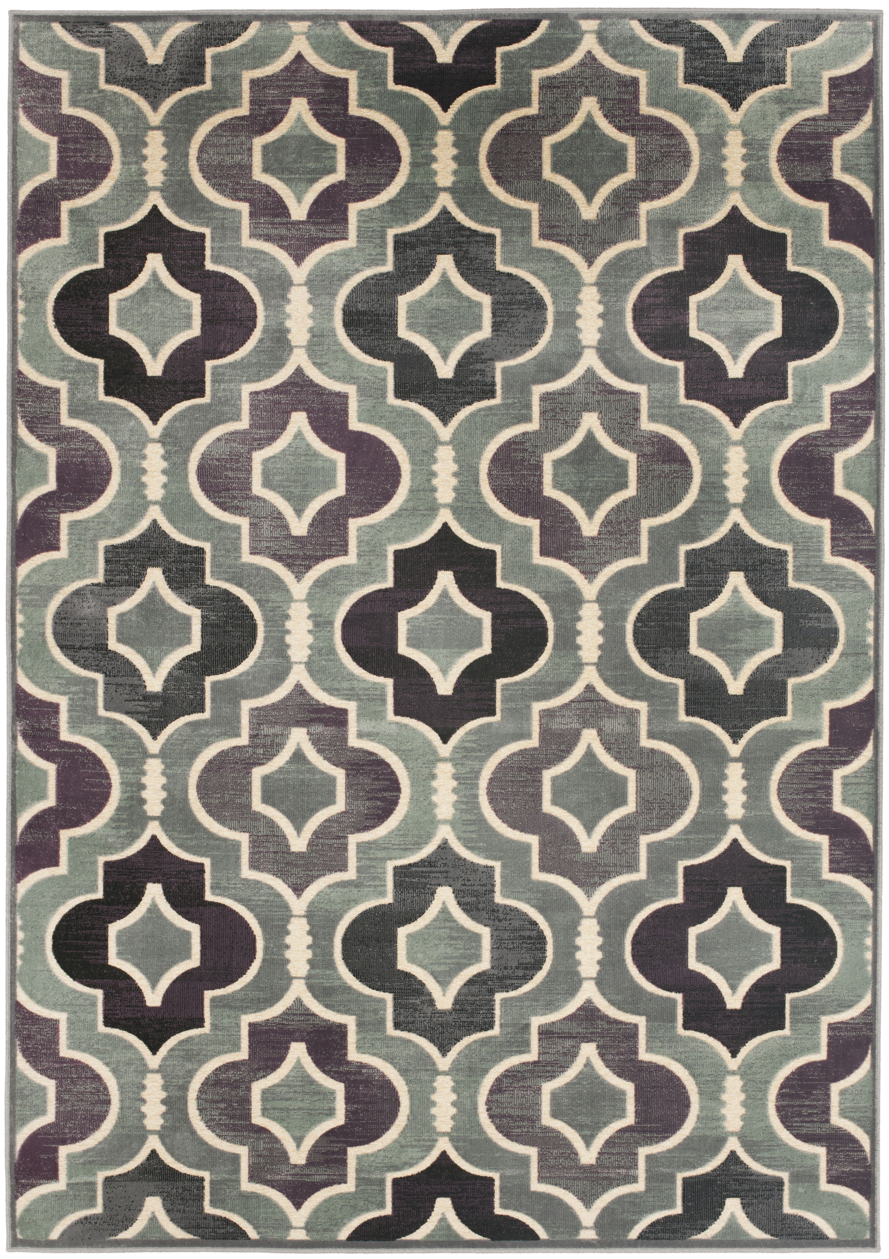 Arlo Home Woven Area Rug, PAR165-740, Grey/Multi,  4' X 5' 7" - Image 0