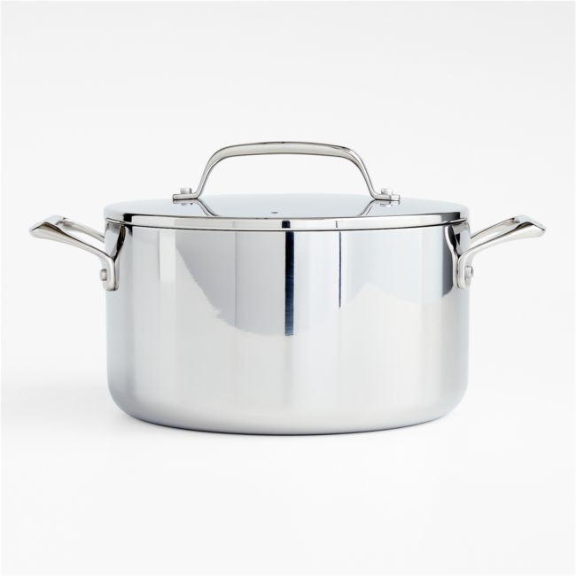 Crate & Barrel EvenCook Core ® 6 Qt Stainless Steel Stockpot - Image 0