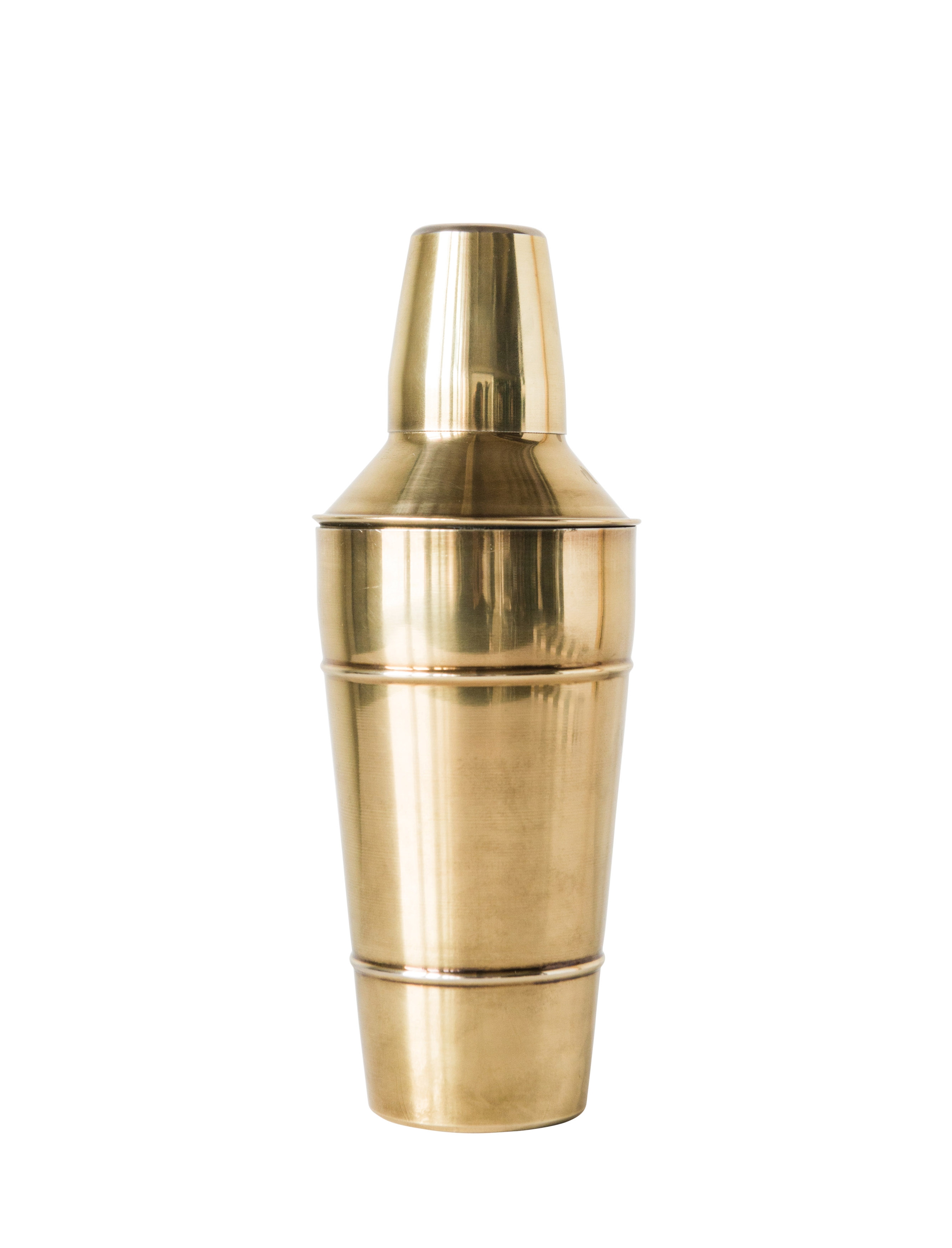 Round Stainless Steel Cocktail Shaker - Image 0