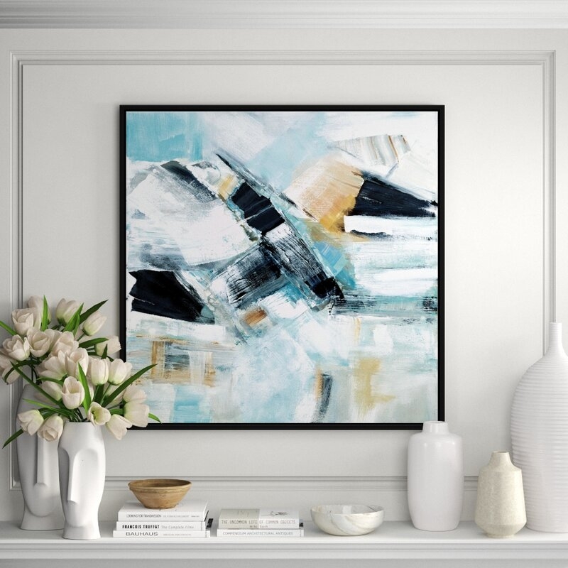 JBass Grand Gallery Collection 'River Dance II' Framed Print on Canvas - Image 0