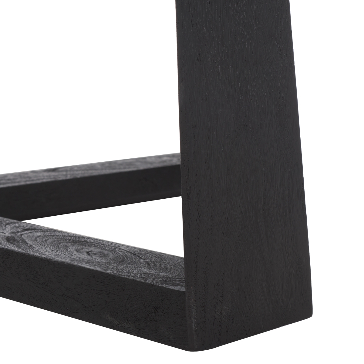 Trenton Marble Top Coffee Table - White/Black - Image 4