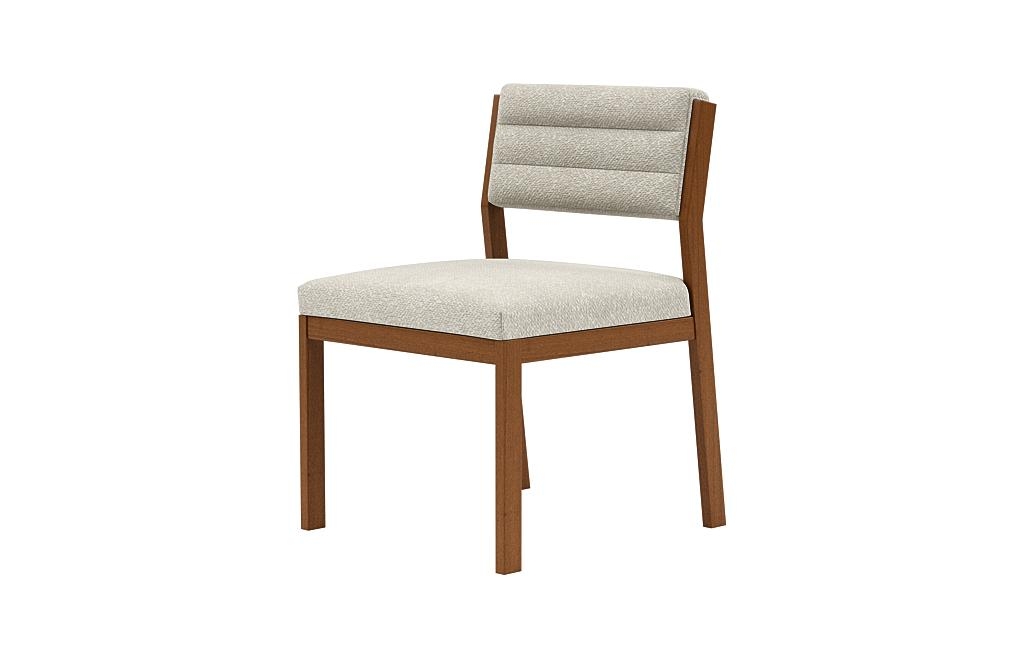 Nora Upholstered Armless Chair - Image 2