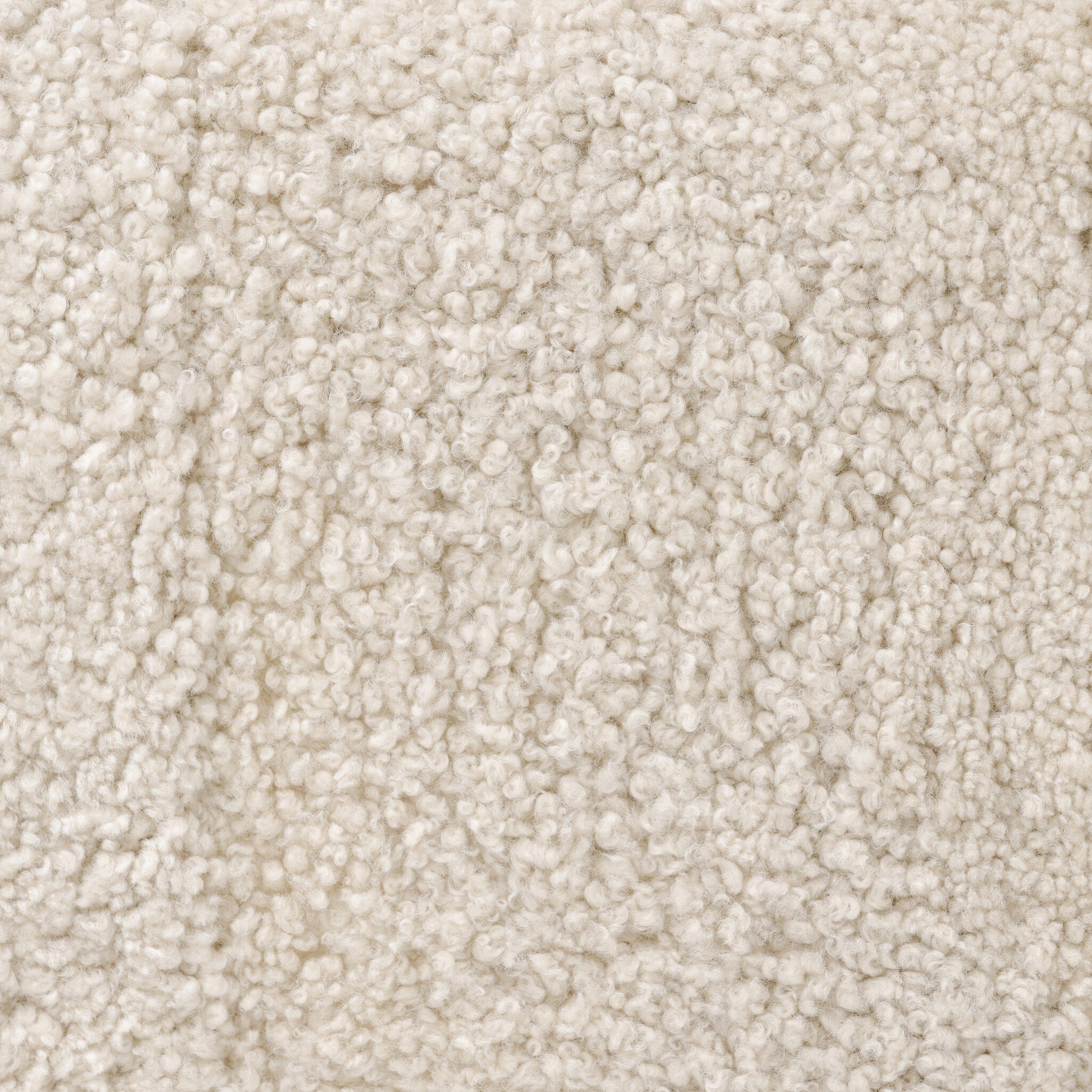 Oslo Ottoman - Beige Shearling by Amber Lewis x Four Hands - Image 4