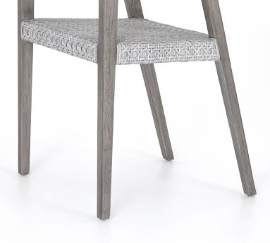 Brent Teak Dining Chair, Weathered Gray - Image 3