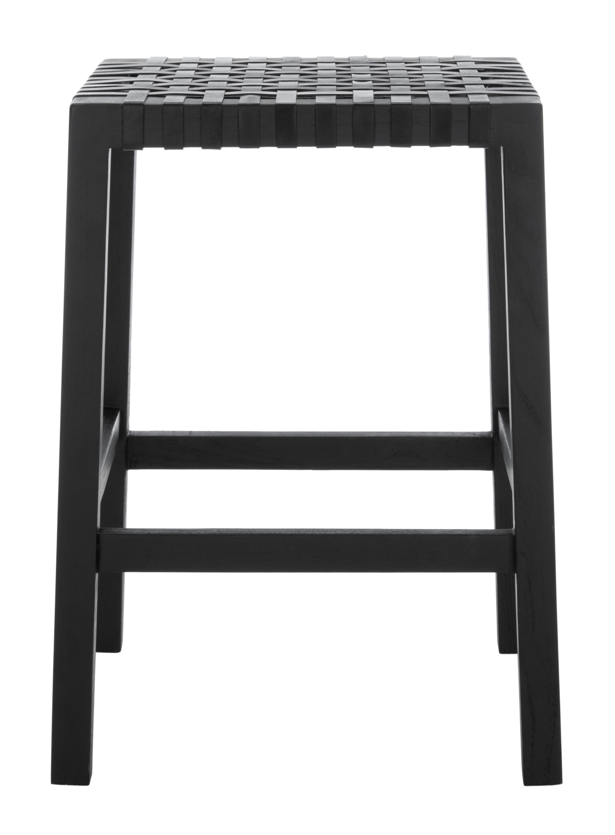 Capri Counter Stool - Black - Safavieh - Image 0