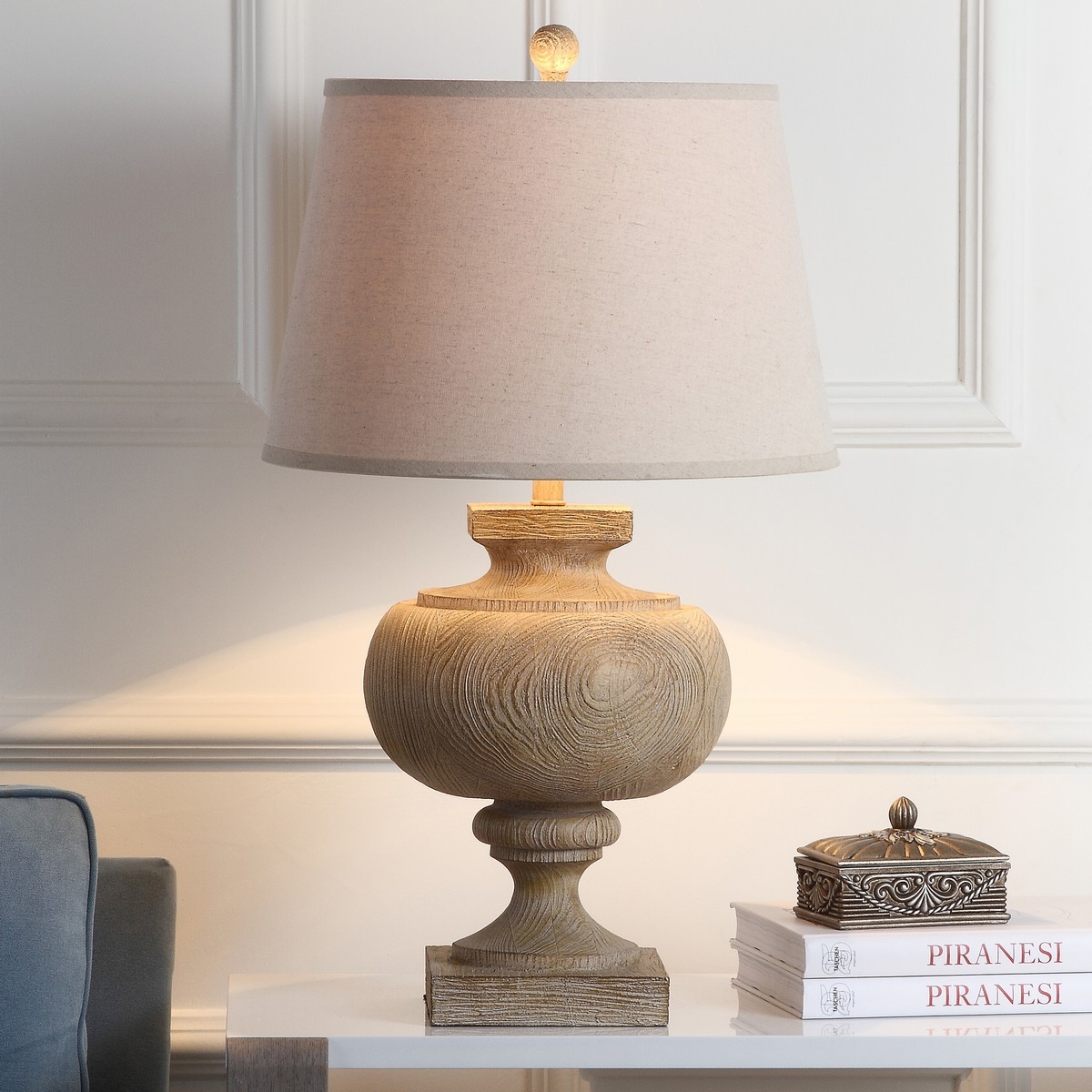 Prescott 31-Inch Wood Table Lamp - Wood Finish - Arlo Home - Image 2