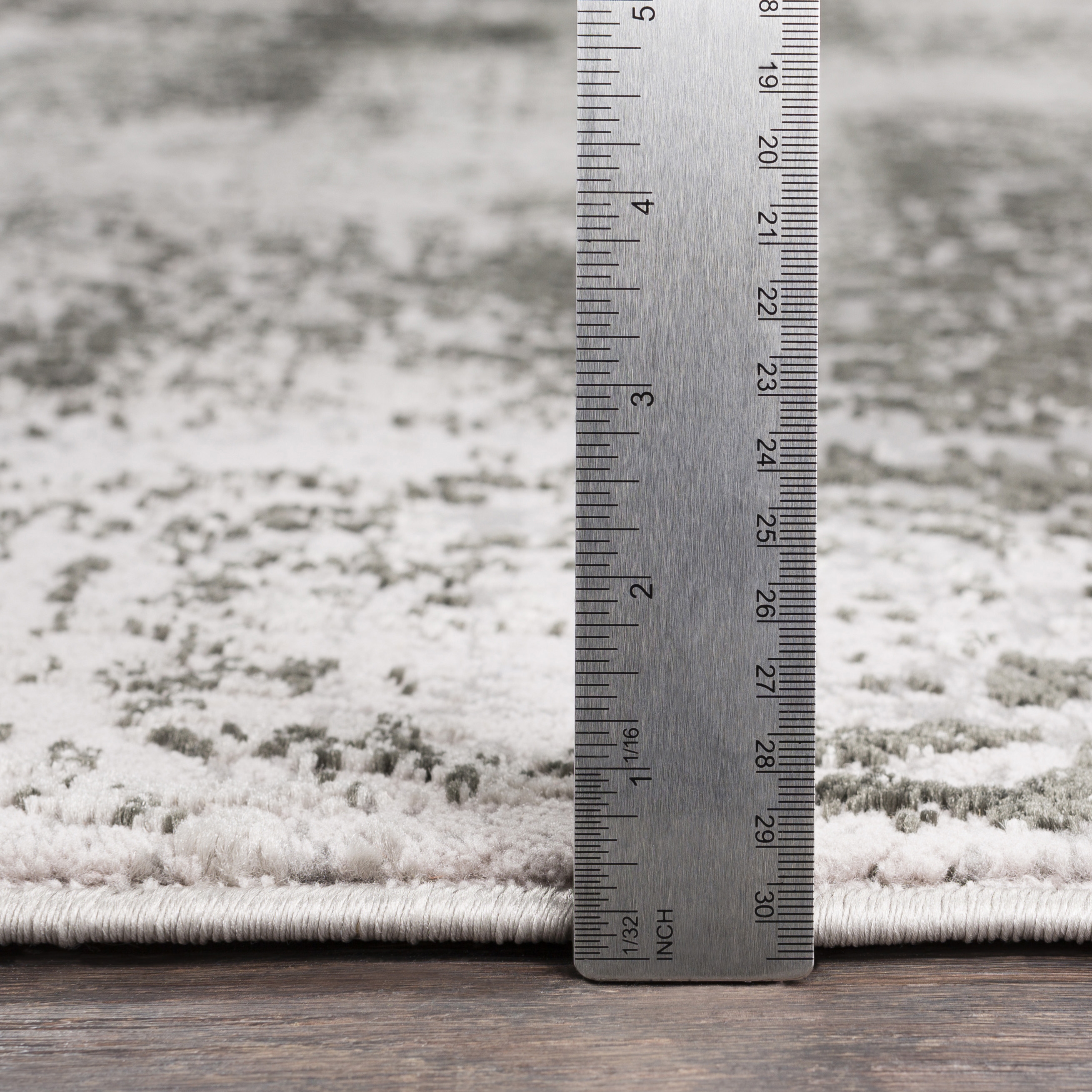 Himalayan Black Indoor 2' x 2'11" Machine Woven Rug - Image 5