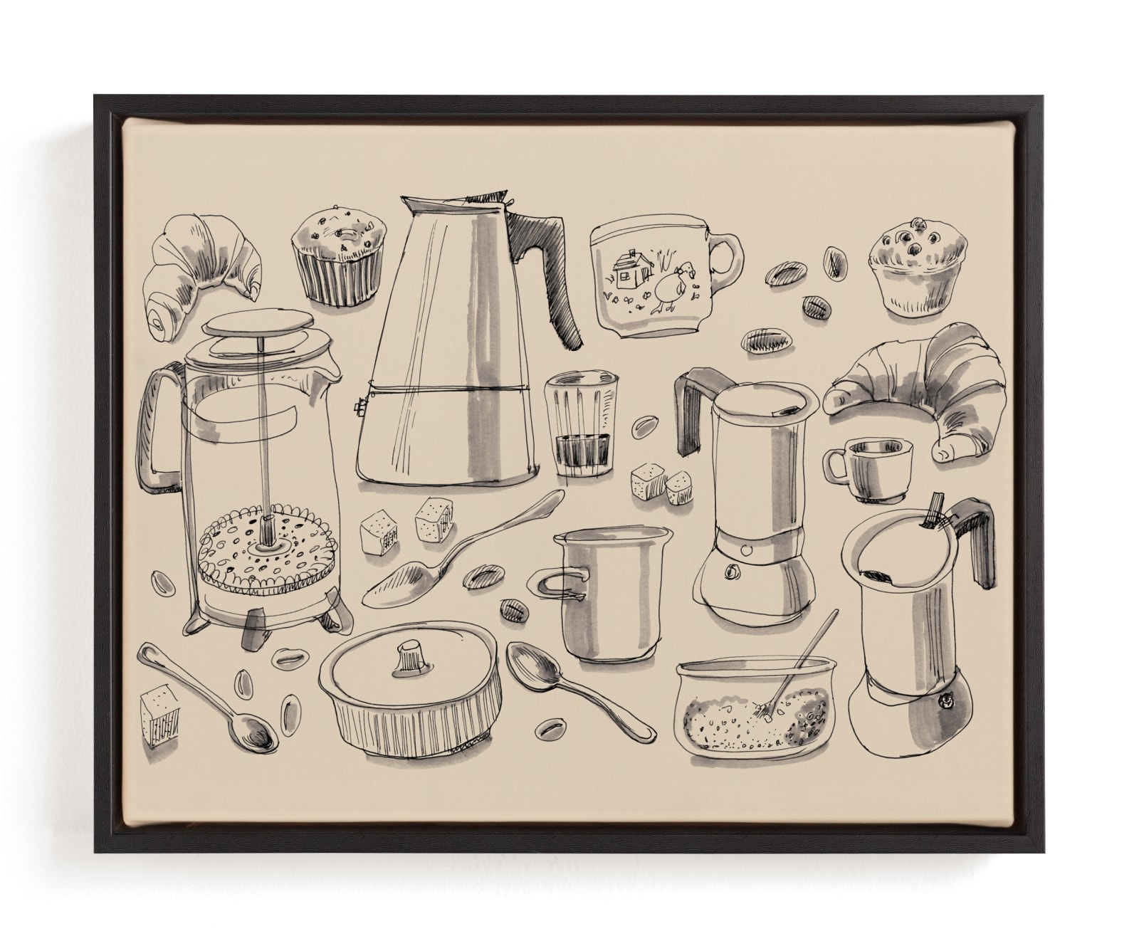 Breakfast With Coffee Limited Edition Fine Art Print 2 - Image 0