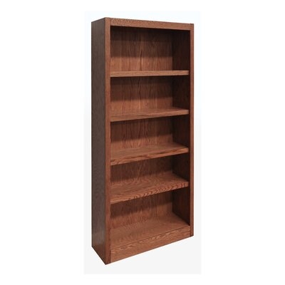 Herard 72" H x 30.5" W Wood Standard Bookcase - Image 0