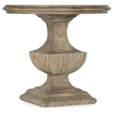 Castella Urn Pedestal Nightstand - Image 0