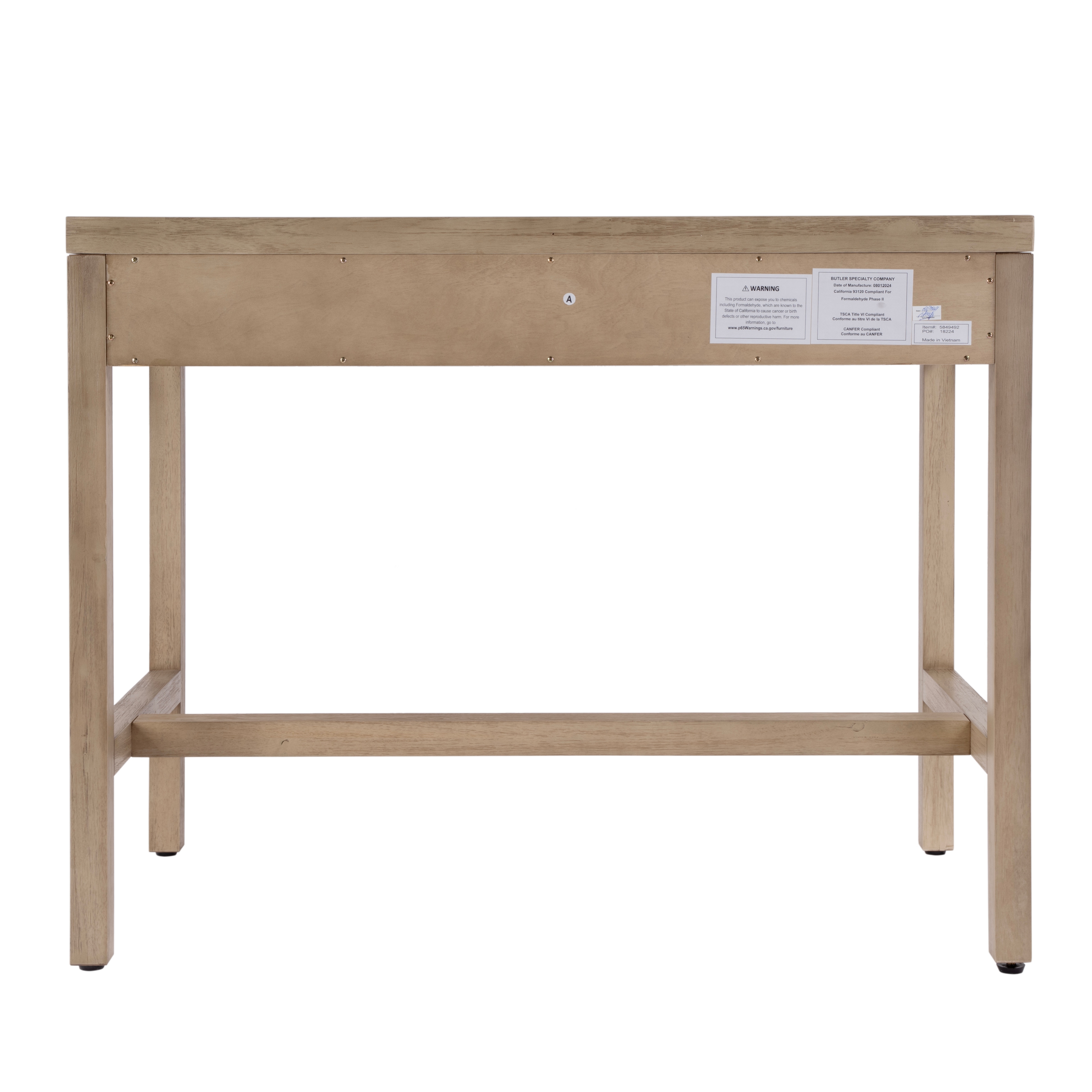 Nora Light Oak Writing Desk - Image 2