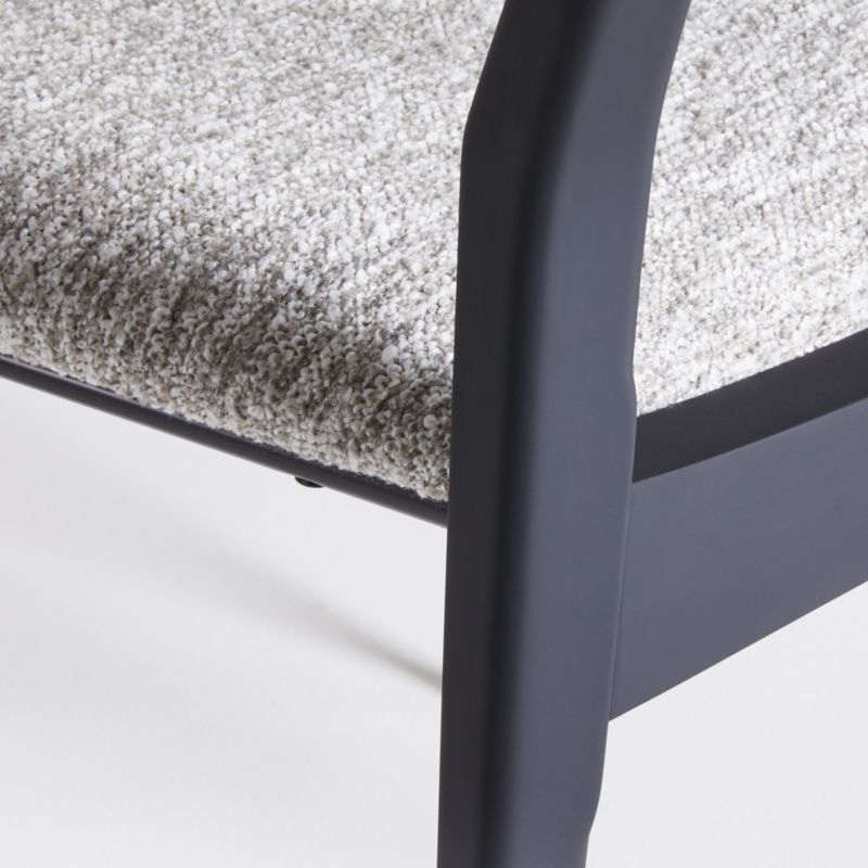 Klee Grey Bouclé Dining Chair - Image 4