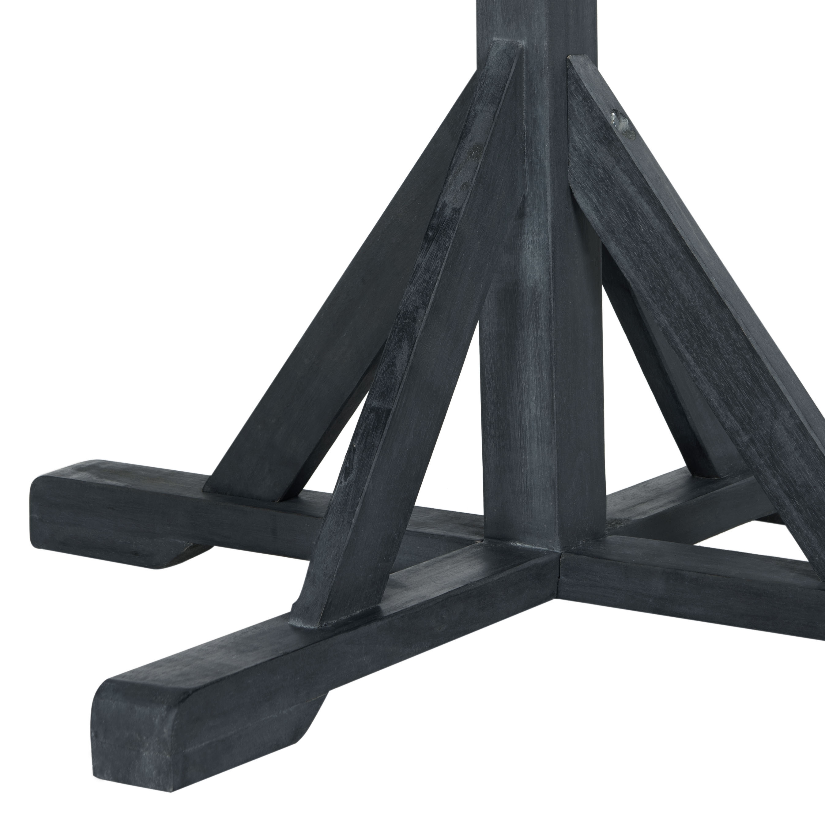 Arcata Round Table - Dark Slate Grey - Safavieh - Image 2