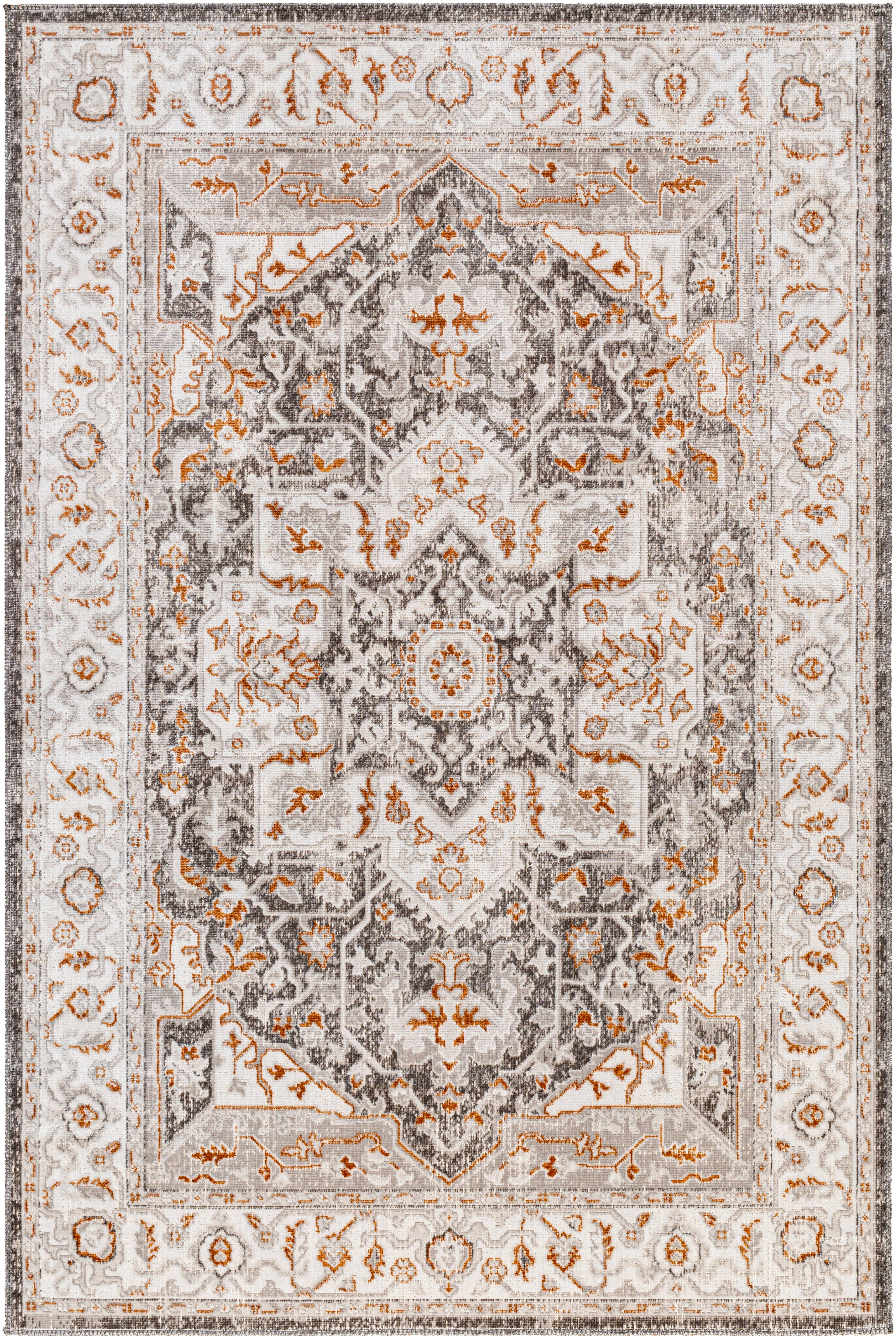 Basel Beige Indoor 2'6" x 7'3" Machine Woven Rug - Image 0