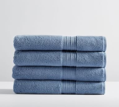 Hydrocotton Organic Bath Towels, Soft Rose, Set of 4 - Image 1
