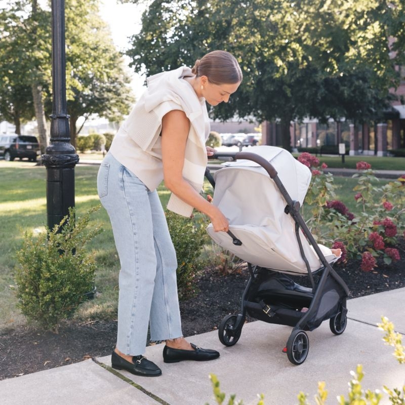 UPPAbaby ® Minu V3 Savannah Pearl Grey Melange Compact Baby Stroller - Image 7