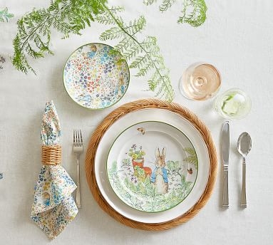 Peter Rabbit Stoneware Dinner Plates, Set of 4 - Image 1