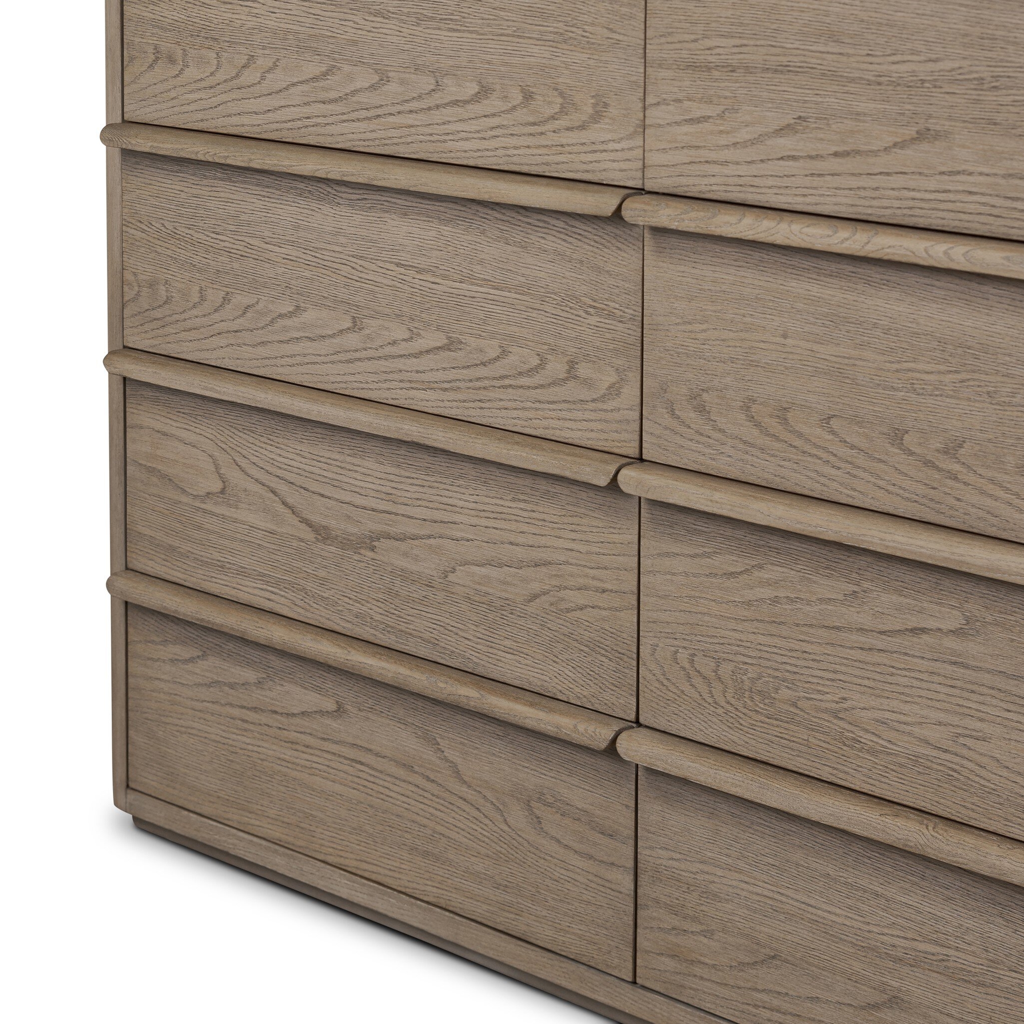 Primrose 10 Drawer Dresser - Natural Flat Oak Veneer - Image 11