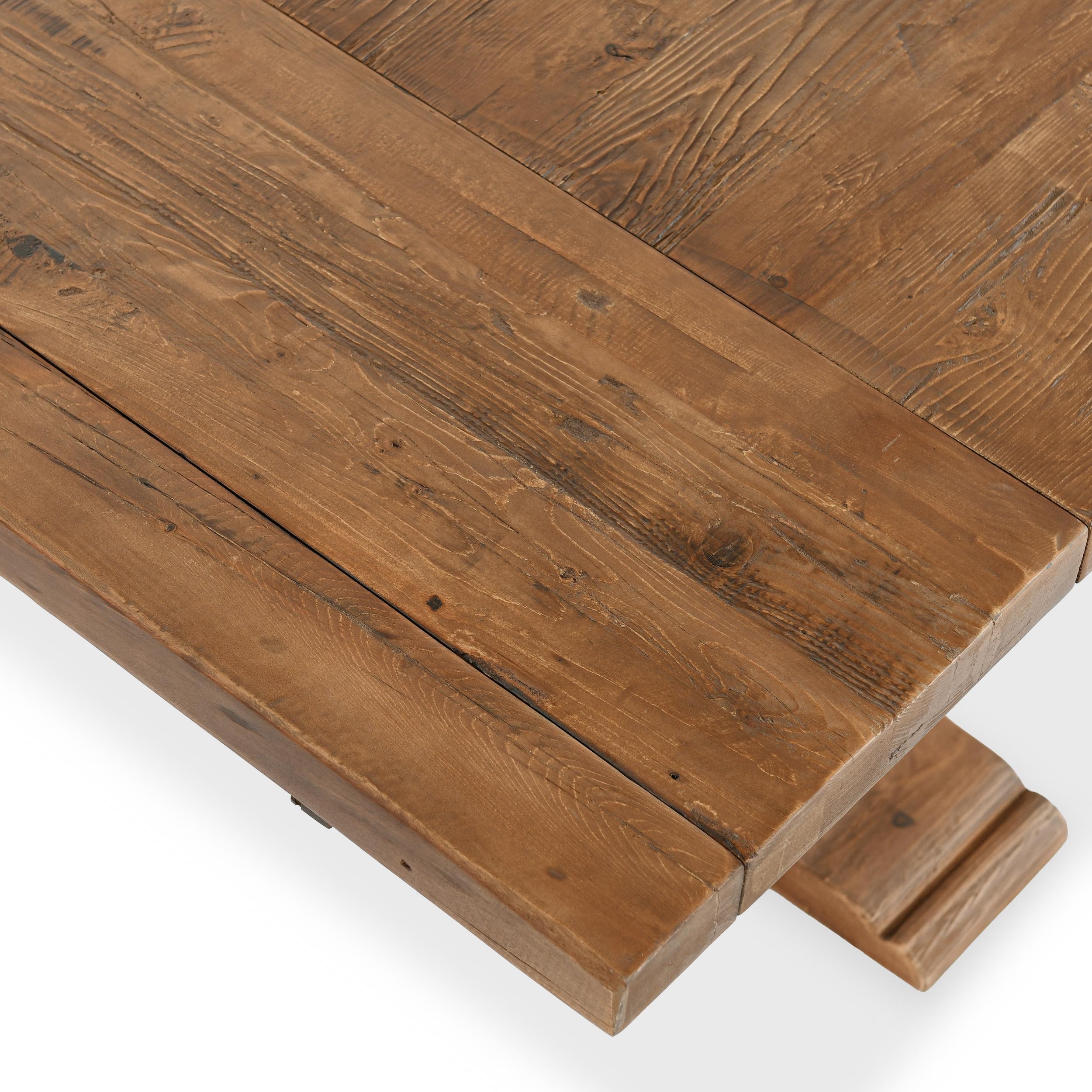 Alexander 110" Ext Dining Table Brown - Image 3