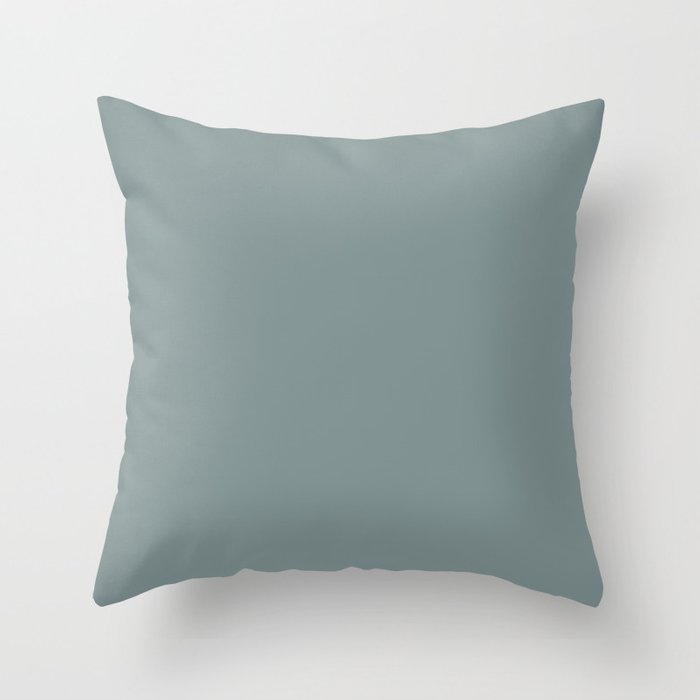 River Stone X Simple Color Throw Pillow by Leah Flores - Cover (18" x 18") With Pillow Insert - Indoor Pillow - Image 0