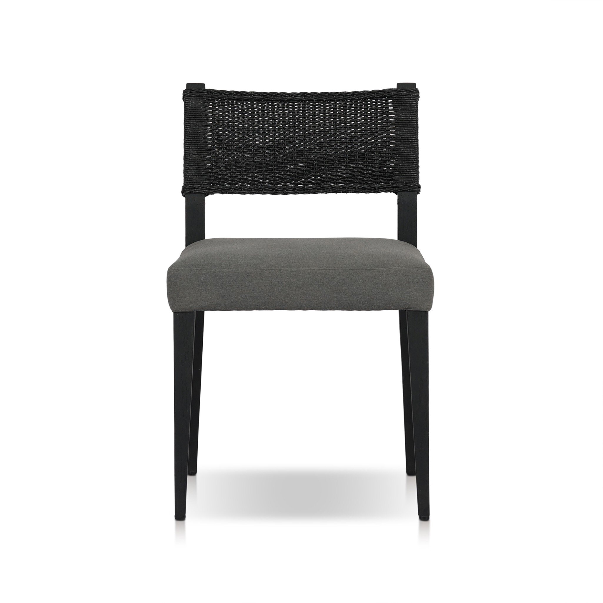 Ferris Outdoor Dining Chair - Arashi Graphite - Image 0