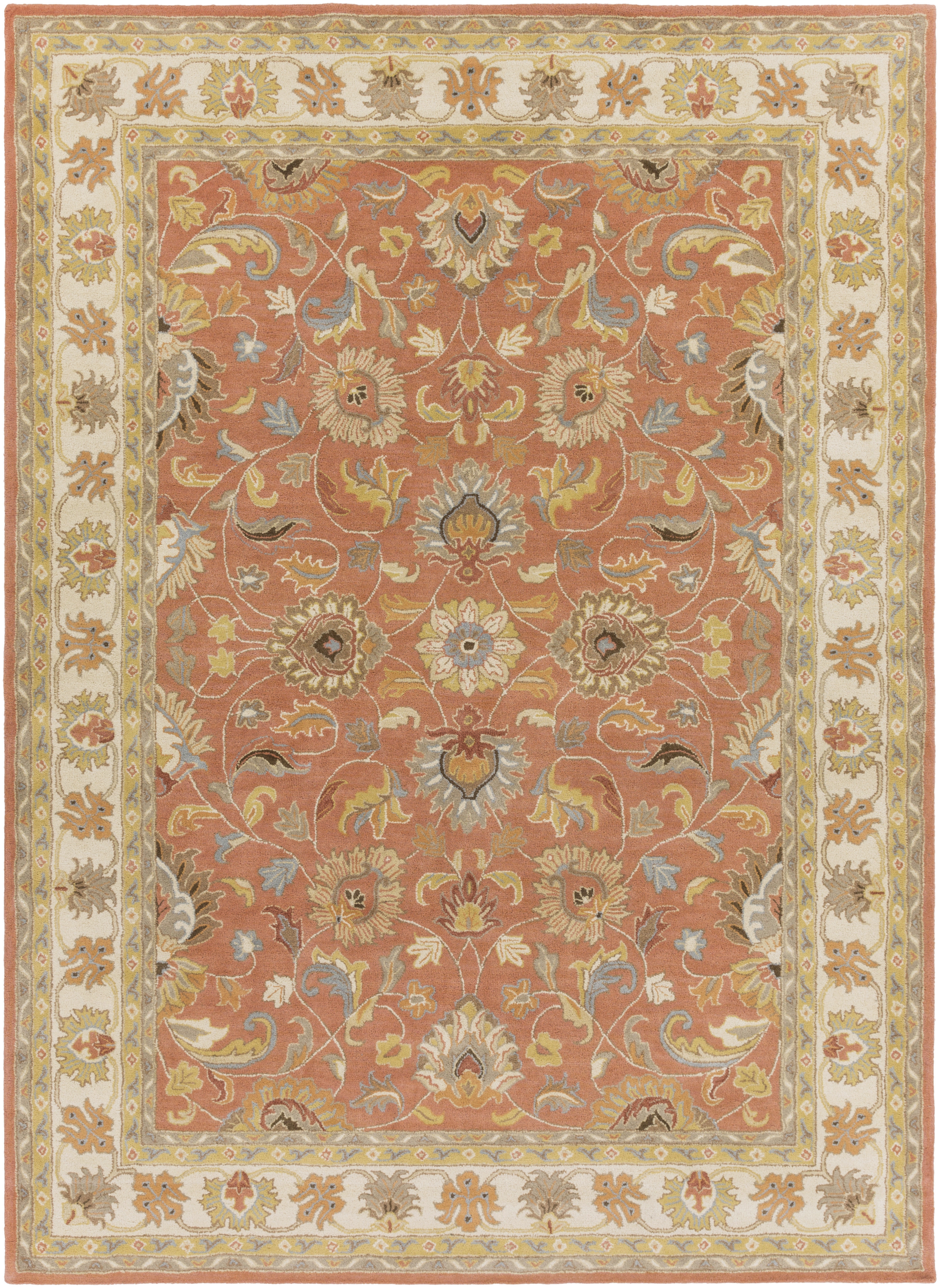 Caesar Brown Indoor 6' x 9' Handmade Rug - Image 0
