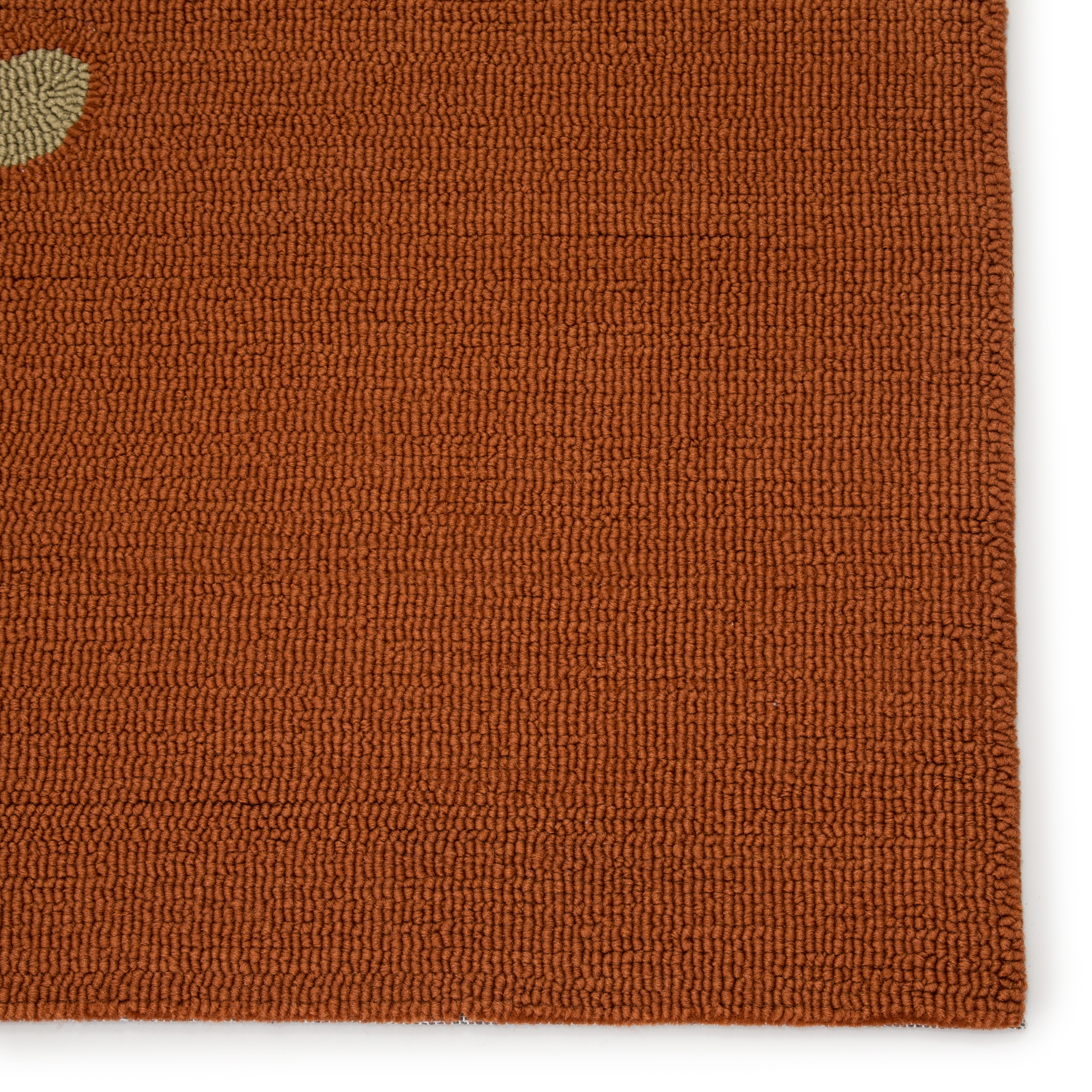 Bough Out Indoor/ Outdoor Floral Orange/ Taupe Area Rug (7'6" X 9'6") - Image 3
